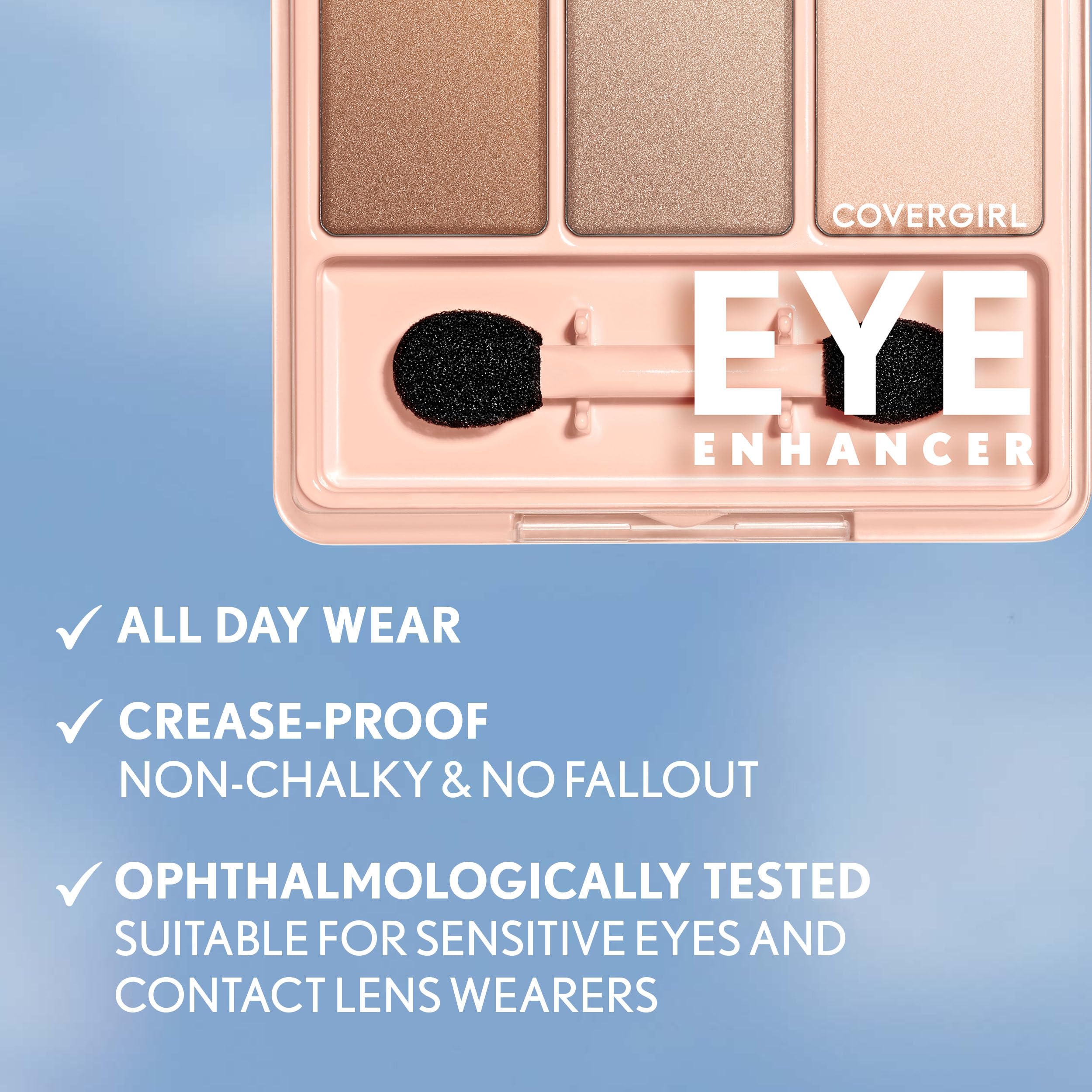 CoverGirl Eye Enhancers 3 Kit Shadow, Cafe Au Lait 105, 0.14 Ounce Packages by COVERGIRL